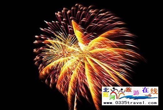 北戴河煙花篝火晚會
