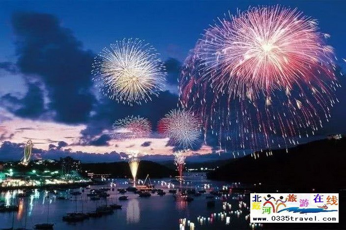 北戴河南戴河?xùn)|戴河煙花焰火沙灘篝火晚會